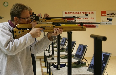 Beim Warmschiessen war für Elkimo noch alles ok.