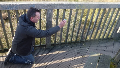 G-Man beim Kniefall in seinem ersten Event bei 12-Kampf Lübeck.