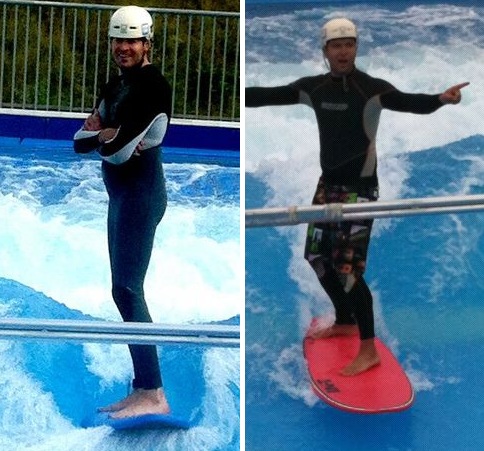 Zwischenzeitlich gaben sich die Präsis auf der Welle souverän. Ladman und Mikka