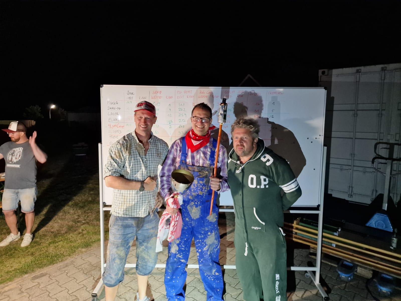 Siegertrio. Rocket. Mikka. Rocco.